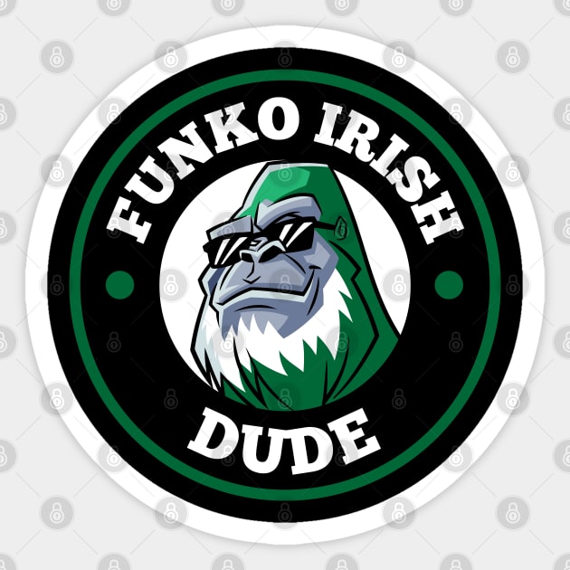 FUNKO IRISH DUDE LOGO Sticker by KOPY KAT